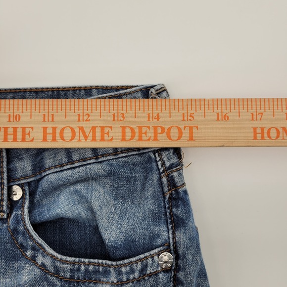 True Religion Section Skinny Jeans Women's Size 28 Blue Denim "World Tour" - Picture 5 of 8